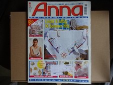 Zeitschrift  Anna 6/2000 Handarbeiten stricken häkeln   sticken Aenne Burda