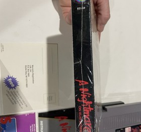 NES Nightmare On Elm Street Game Complete in Box (Minty with Shrink Wrap)