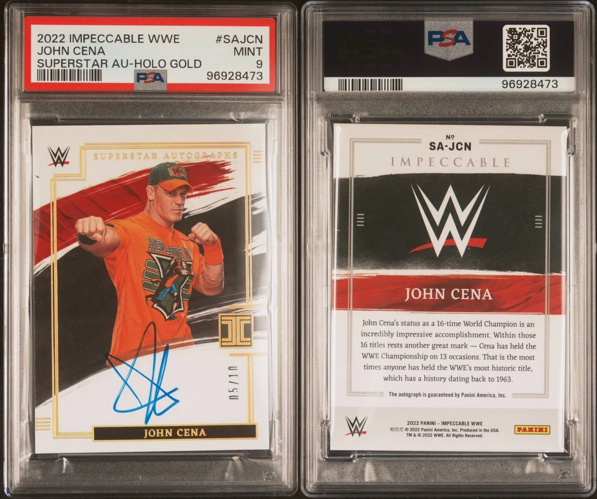 John Cena Autograph In Wrestling Trading Cards | eBay