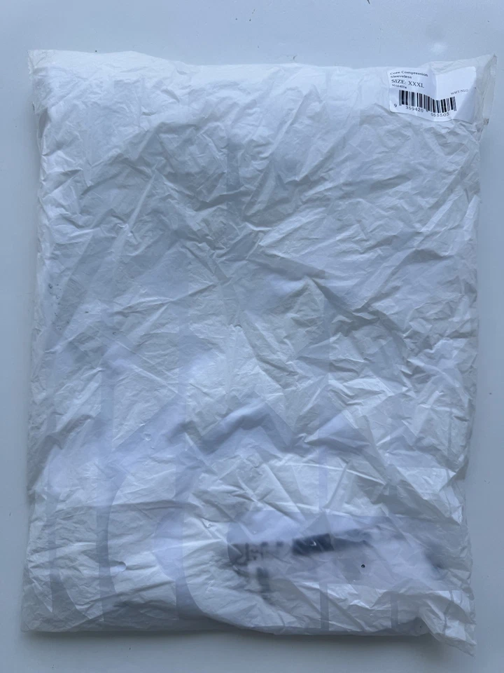 2XU Mens Core Compression Sleeveless Top- White XXXL - Image 2 of 3