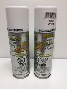 2 Unique Hair Color Spray White 2 Cans Free Shipping Ebay