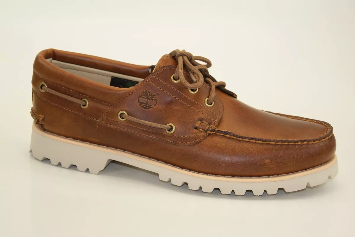 Timberland Chilmark 3 Eye Boat Shoes Ultra Light Men Lace Up A1RA2
