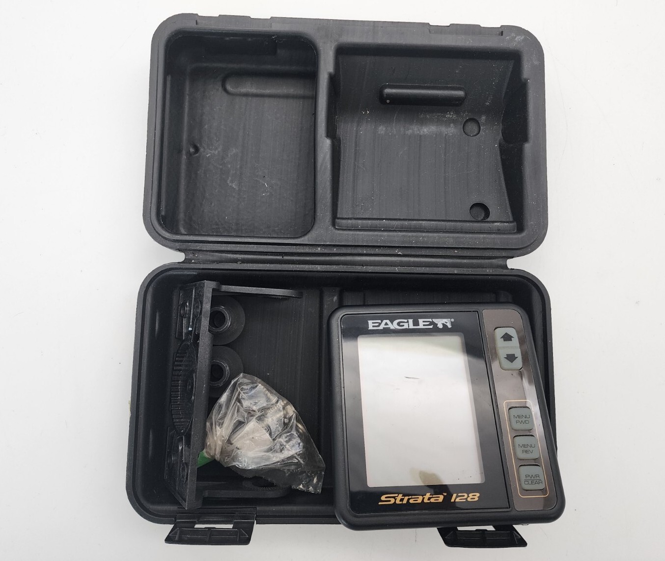 Eagle Strata 128 Fishfinder Head Unit Untested in case with