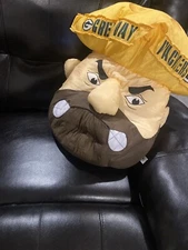 Vintage 1995 Green Bay Packers Cheese Head NFL Team Heroes Plush Stuffins