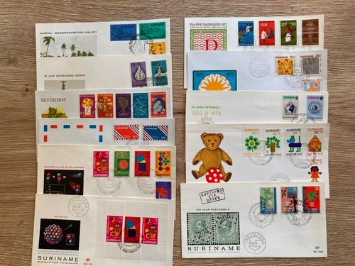 Suriname FDC Collectie 61 Stuks E16-E117 onbeschreven, KOOPJE! - Afbeelding 4 van 5
