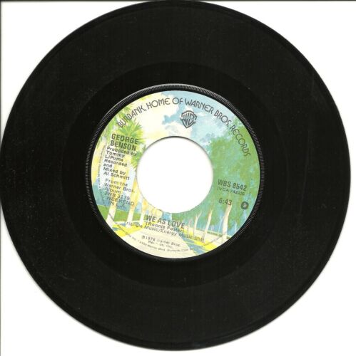 George Benson-On Broadway/We As Love-w/PS-45 RPM-7"-single-jazz-vinyl-record - Picture 3 of 3