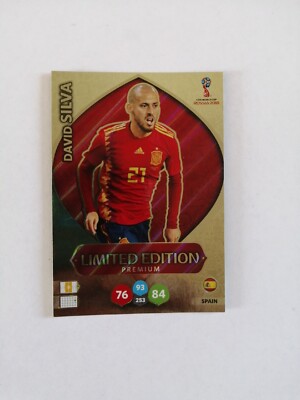 Panini Adrenalyn XL World Cup Russia 2018 David Silva Limited Edition 