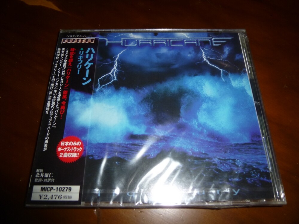 Hurricane / Liquifury JAPAN+2 Kelly Hansen MICP-10279 NEW 