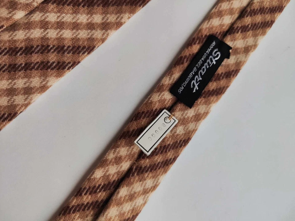 CRAVATTA PERSONALITY MILANO CASHMERE - LANA WOOL TIE MADE IN ITALY VINTAGE NUOVA - Imagen 4 de 4