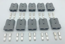 10 Pack Anderson Power SB50 Connectors 6 Gauge Gray 6 AWG