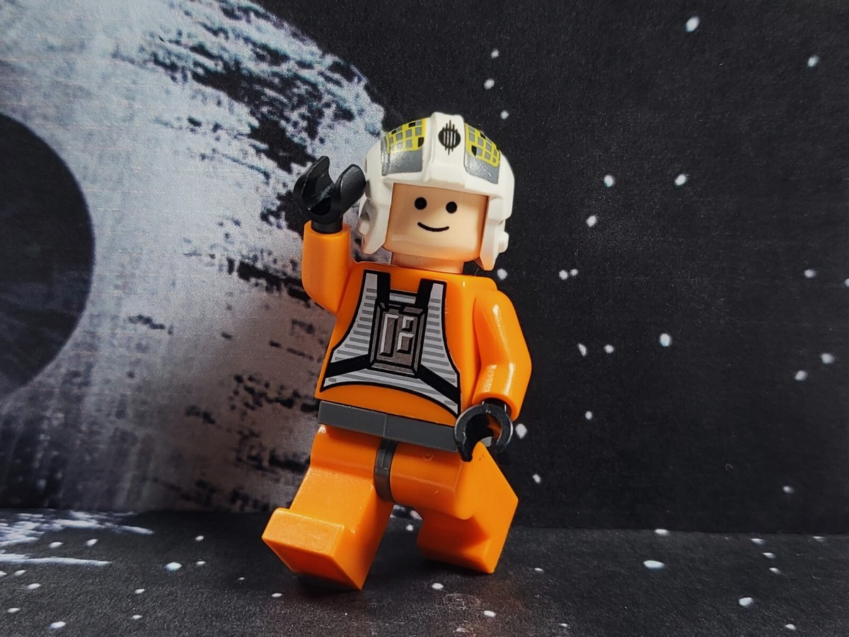 LEGO Star Wars Minifigure Rebel Pilot Y-wing Jon Dutch Vander Gold