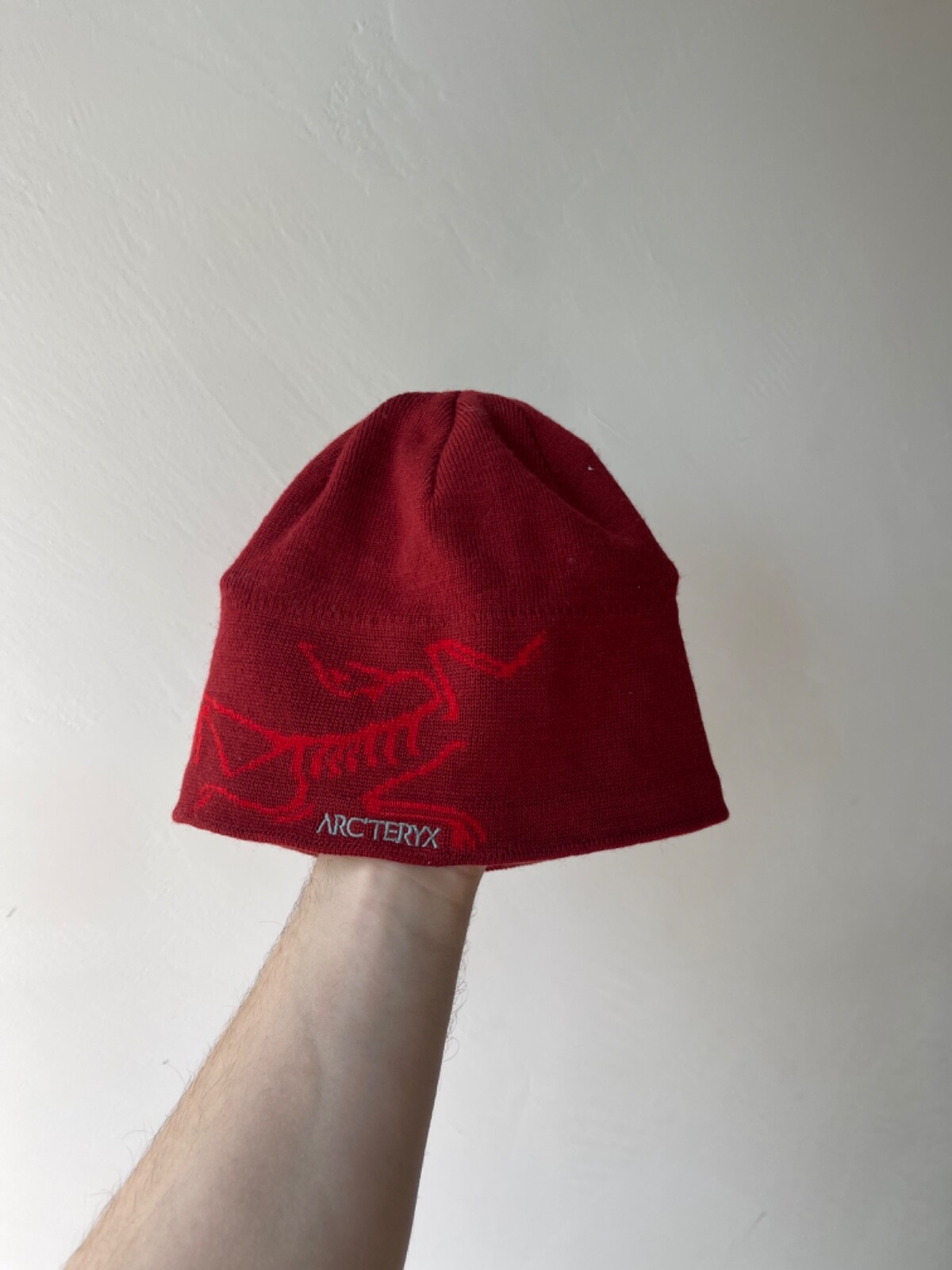 ARC'TERYX cappello berretto arcteryx rosso vintage grande logo