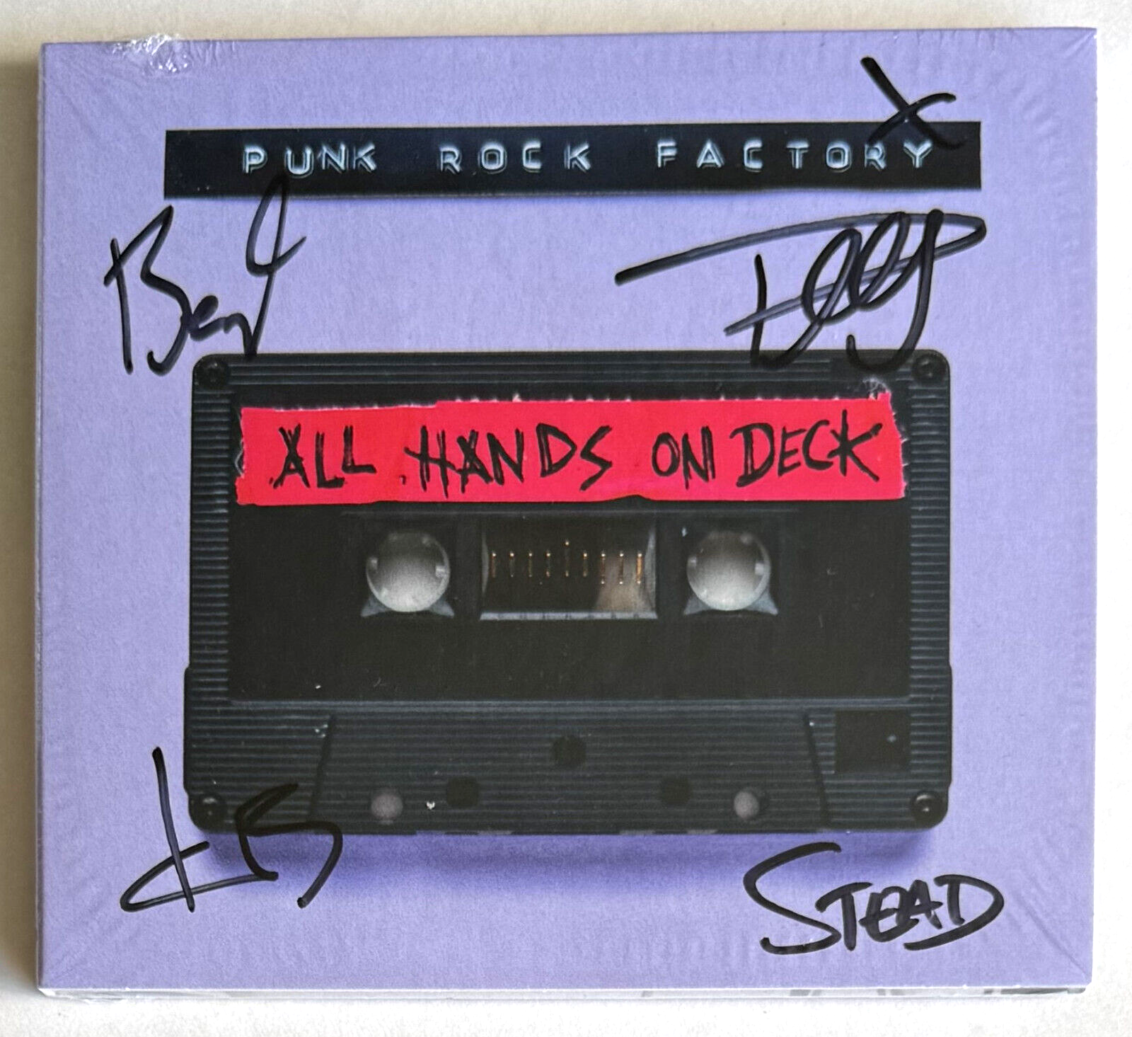 PUNK ROCK FACTORY * ALL HANDS ON DECK * UK LIMITED ALT ART SIGNED CD * SEALED!
