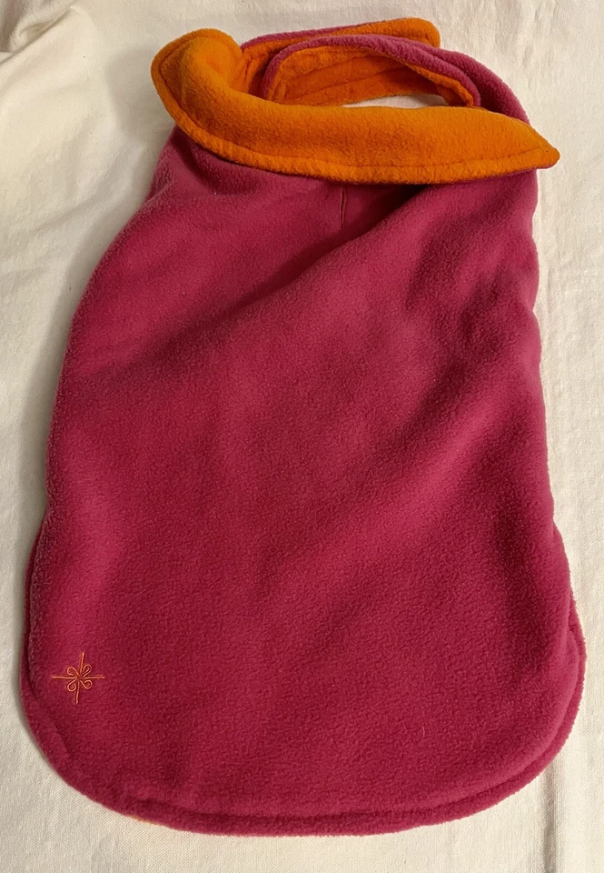 Lot of 2 Dog Jackets Sz L Unisex Fleece Coat & Hoodie Style w/ Appliquéd Bone - Image 4 of 4