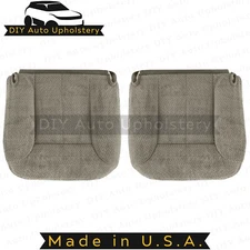 1995-1999 Fits Chevy Tahoe Driver/Passenger Bottom Cloth seat Covers Tan