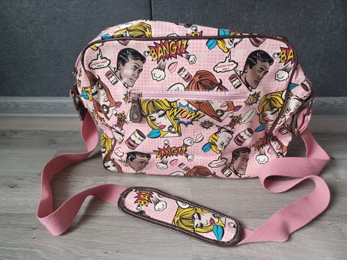 Anna Smith New York Comic pop art Print Satchel style messenger