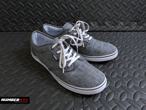 grey vans size 8