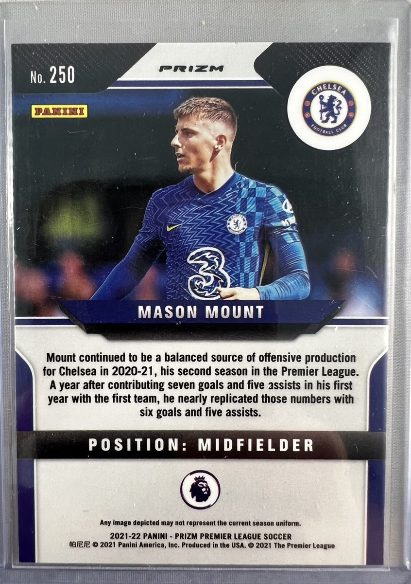 PANINI PRIZM Mason Mount マウント 直筆サイン Red Mason Mount 2020 Prizm EPL Red Mojo Prizm PSA 7 # /135