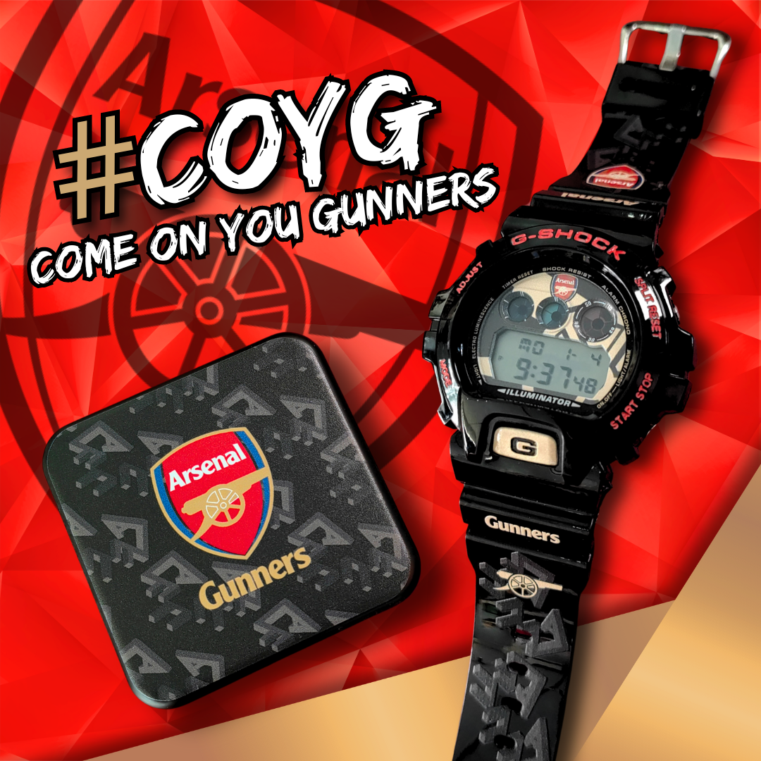 DW-6900 Arsennall G Shock Watch Custom Design Football FC | eBay