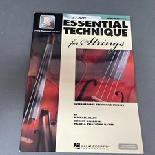 Essential Technique for Strings Violin Book 3 Intermediate Hal Leonard Music