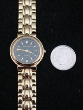 Wristwatch, Lady's, Simon Chang Gold Plate France Quartz NOS 1980s France