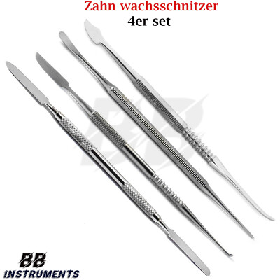 Zahnwachs Modellierung Labortechniker Zahle Beale LeCron Spatel Werkzeuge Zahn