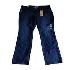 NWT Levi's 22W Classic Straight Sculpt Hypersoft Mid Rise Blue Jeans