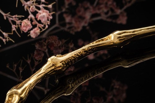 Tiffany & Co. Vintage Armreif Armband Bambus Bamboo Bracelet in Gelbgold Schmuck - Bild 4 von 7