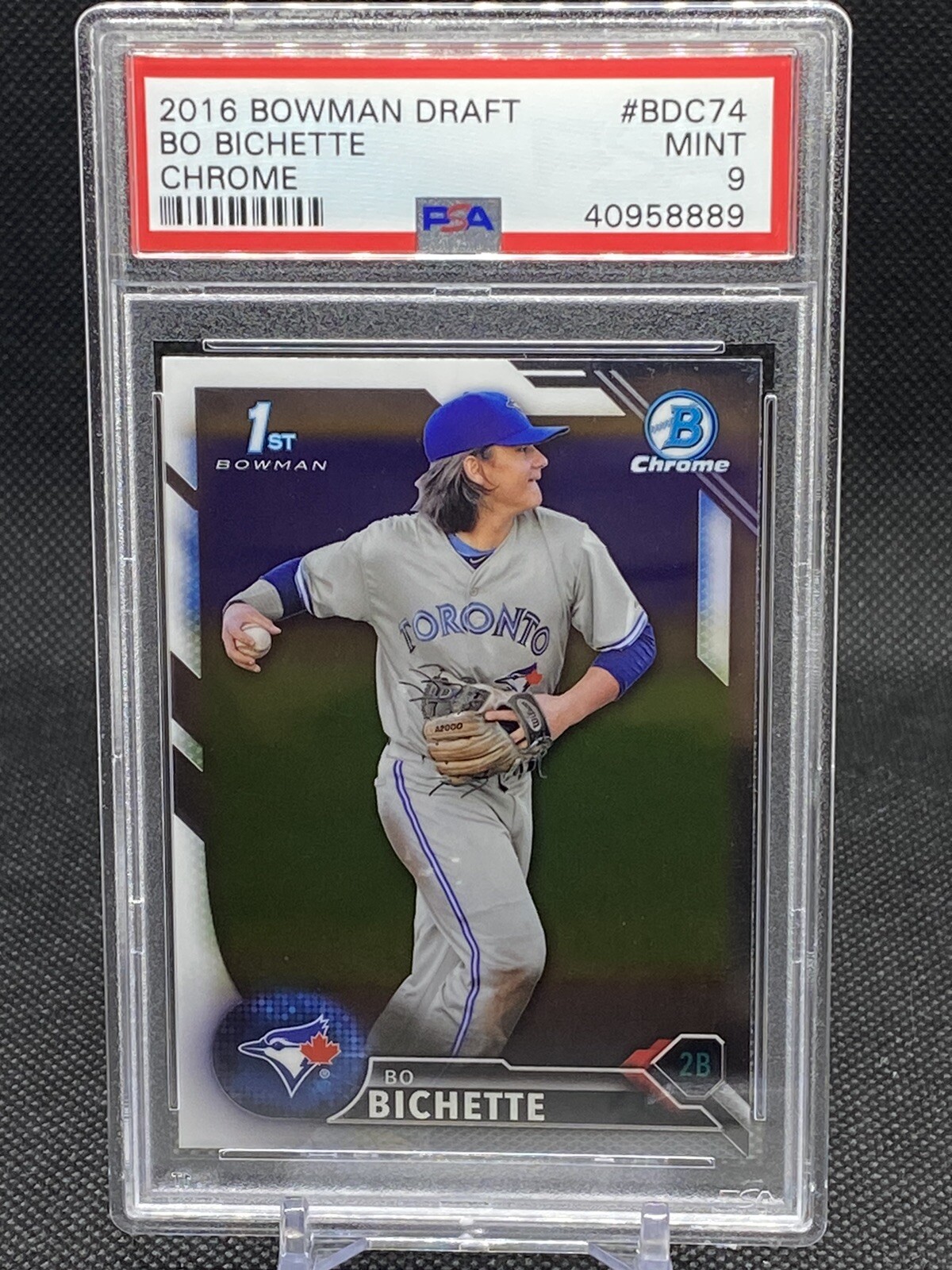 2016 Bowman Chrome Draft Baseball Bo Bichette #BDC74 PSA 9