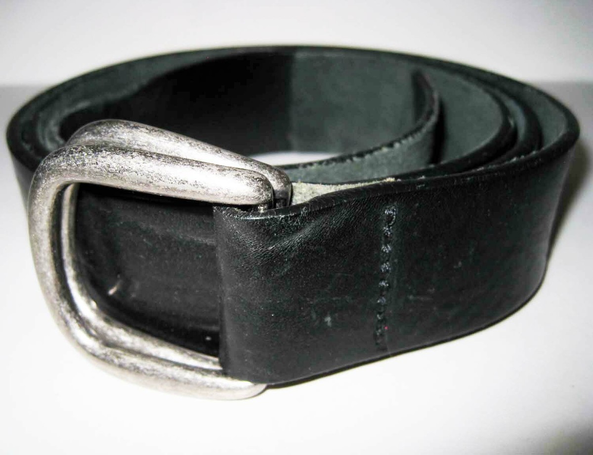 TOMMY BAHAMA ® Size 42 - Black - Made In Italy Leather Belt 