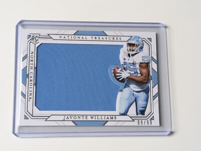 Panini National Treasures 2021 Javonte Williams Broncos Rookie RC Patch NFL /99