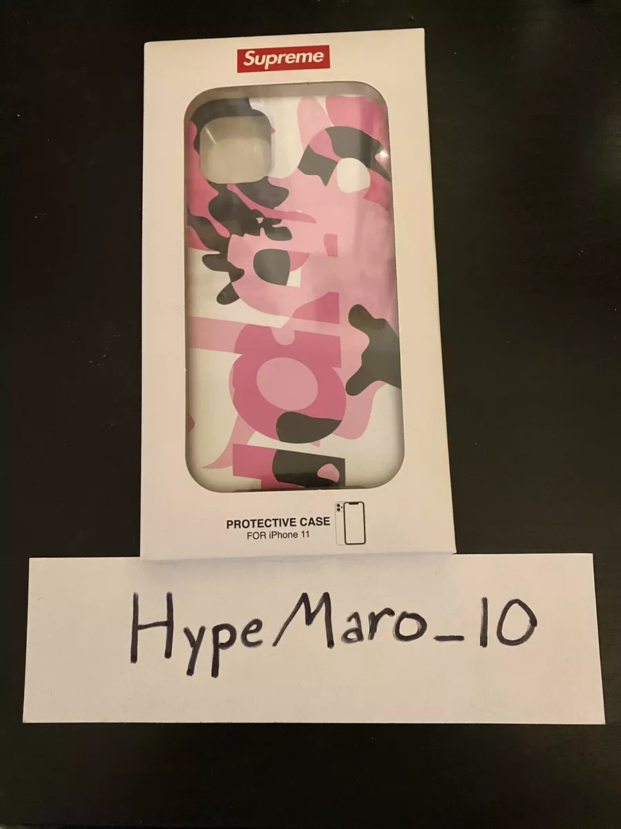 SUPREME iPhone 11 Pro case Camo FW20 Pink