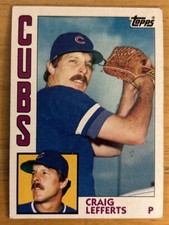 1984 Topps Craig Lefferts Baseball Rookie Card (RC) #99 Cubs Pitcher VG O/C. rookie card picture