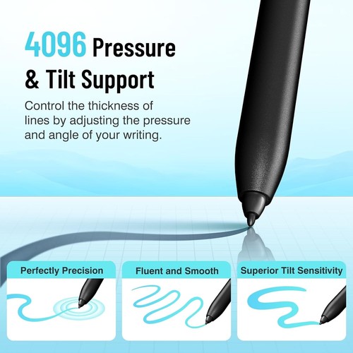 Magnetic Stylus Pen with Eraser for reMarkable 2 - 4096 Pressure Sensitivity - Picture 7 of 9