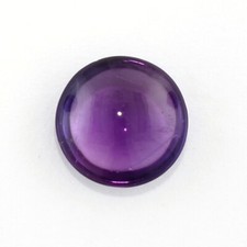 AFRICAN AMETHYST 9 MM ROUND LENTIL CABOCHON ALL NATURAL F-4809