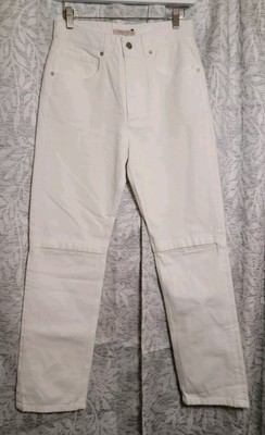 NWT Christopher Kane White Boyfriend Denim Jeans Women's 28 Pants