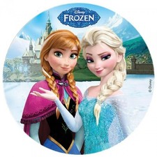 Cialda In Ostia Per Torta Con DISNEY FROZEN Personalizzata - Foto 11