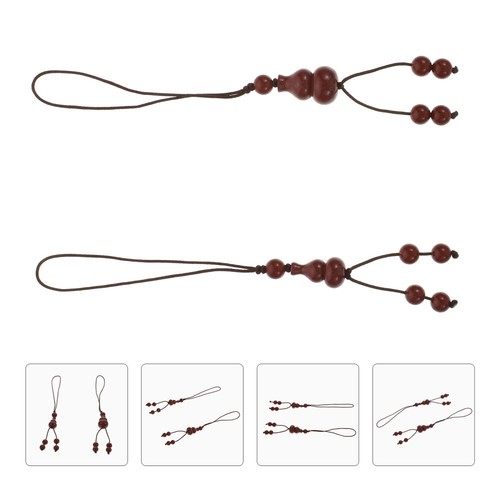 2 Pcs Mobile Phone Ornaments Practical Lanyards Camera Hanging Rope - Zdjęcie 7 z 12