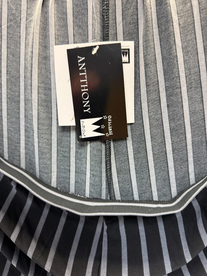 Pantalones elásticos a rayas negros y grises Antthony Woman - Talla 3X - HSN - NUEVOS CON ETIQUETAS - #33 Foto 3 de 4