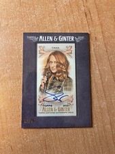 2021 Topps Allen & Ginter - Sarah Tiana - Black Framed Mini Auto #d 07/25 