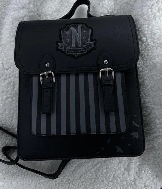 Wednesday Addams Nevermore Academy Mini Backpack Bag IN HAND SOLD OUT Women's handbags