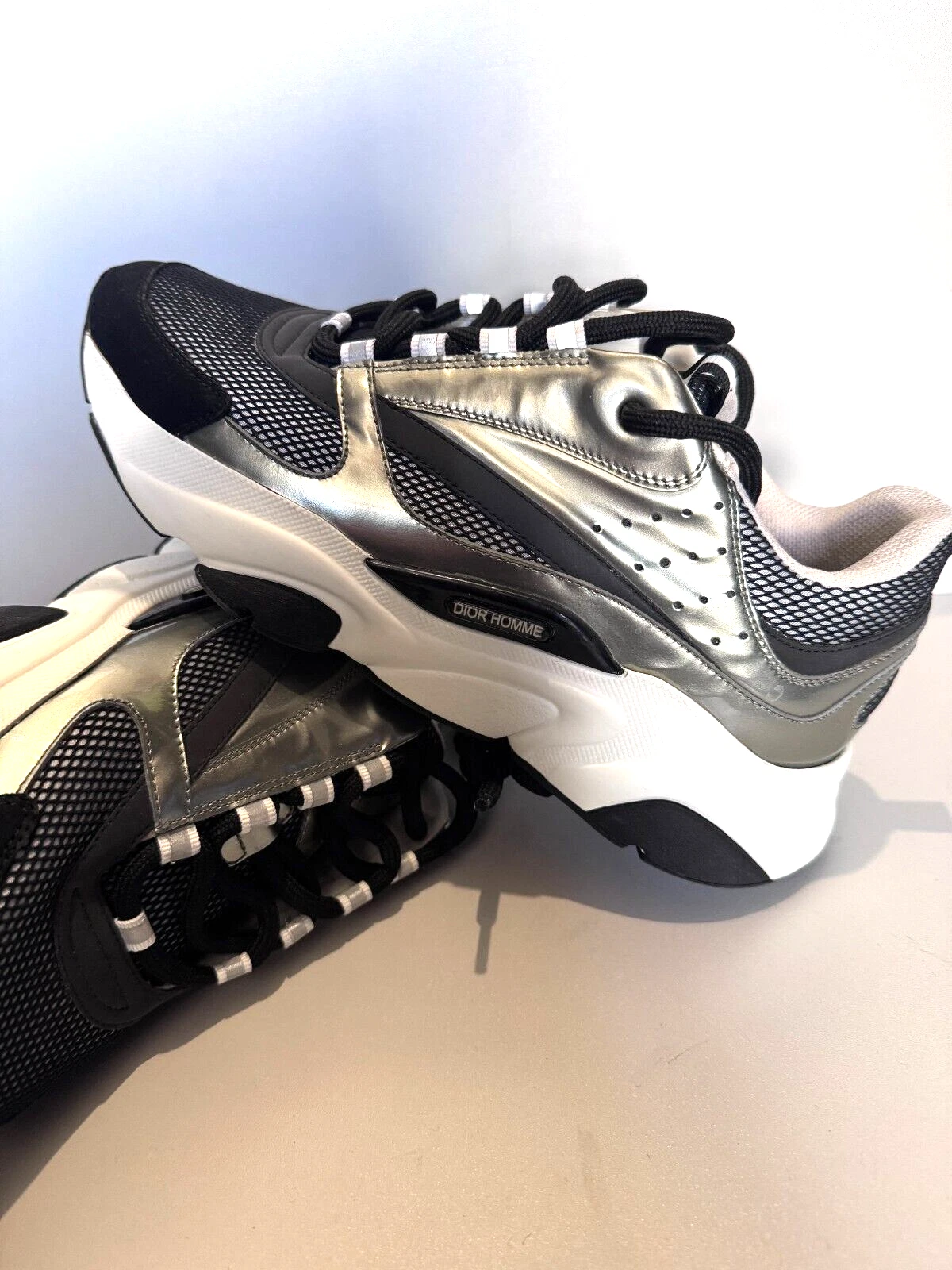 DIOR HOMME B22 noir argenté taille 40