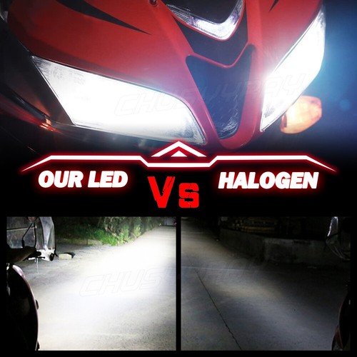 For 2011-2022 Suzuki GSXR600 GSXR750 White LED Headlight Bulbs High Low Beam 2x - Picture 21 of 24