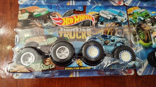 4 Hot Wheels Monster Trucks Demolition Doubles Diecast - Picture 6 of 6