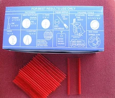 5000  1" INCH REGULAR  RED  PRICE TAG TAGGING  BARBS FASTENERS 