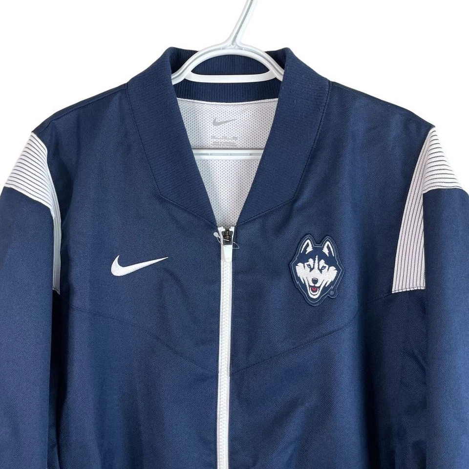 NEW Nike UCONN Huskies On Field Official Team Issued Full Zip Jacket Mens 2XL - Image 2 of 4
