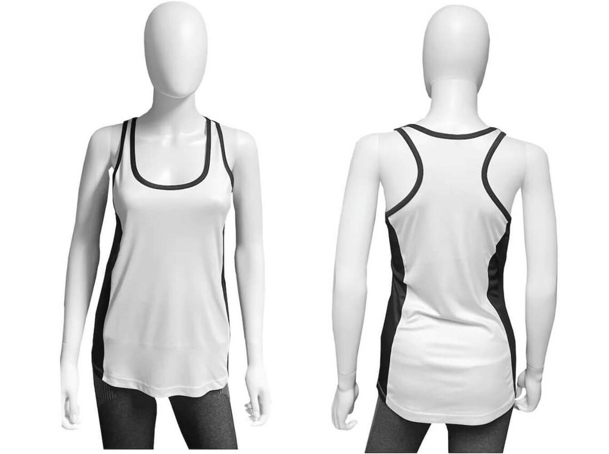 black tank white trim
