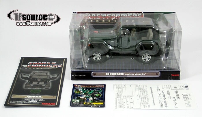 Takaratomy Transformers Binaltech BT-04 Hound featuring Jeep