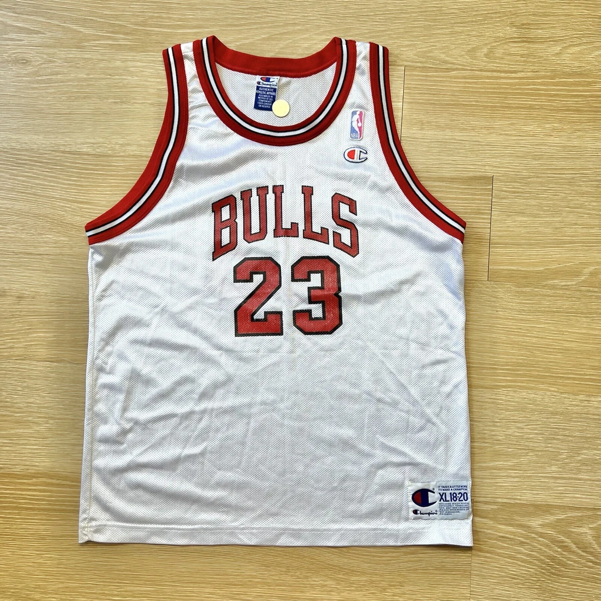 Bulls JORDAN #23 White Kids NBA Jersey