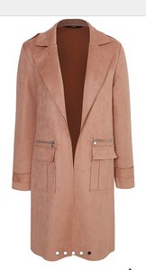 blush longline jacket